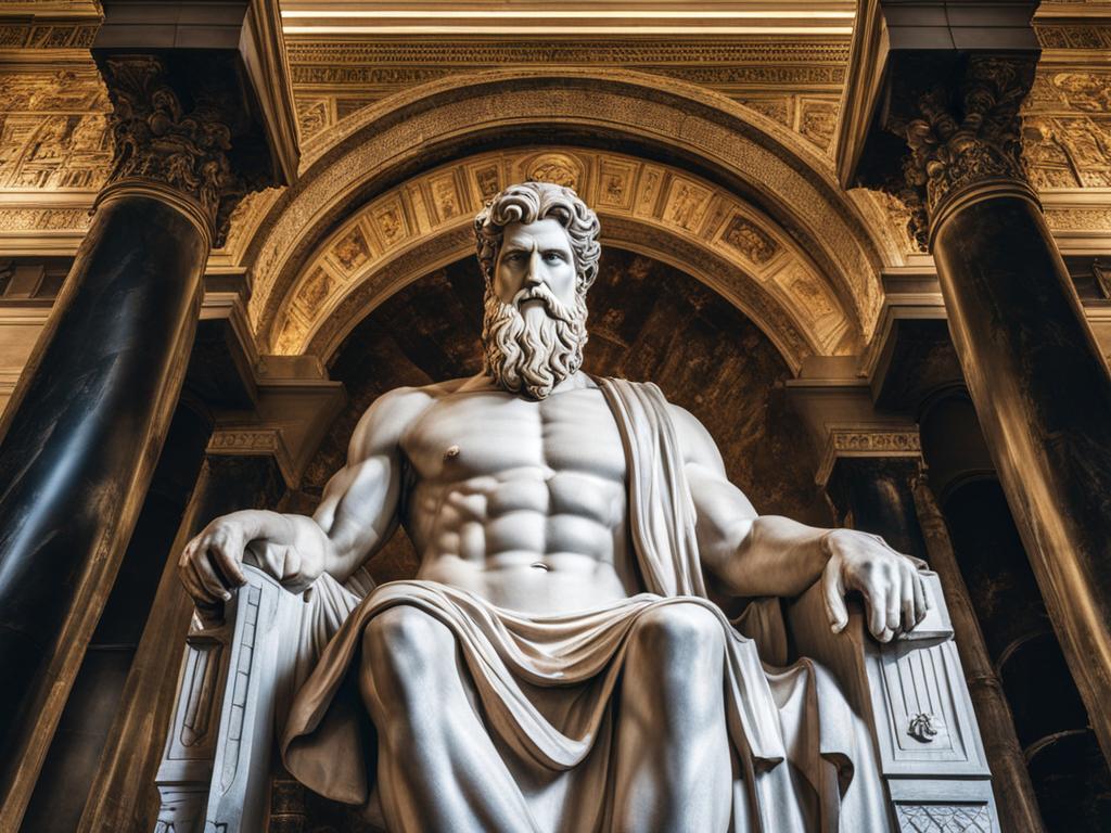 Technische Meisterleistung der kolossalen Zeus-Statue